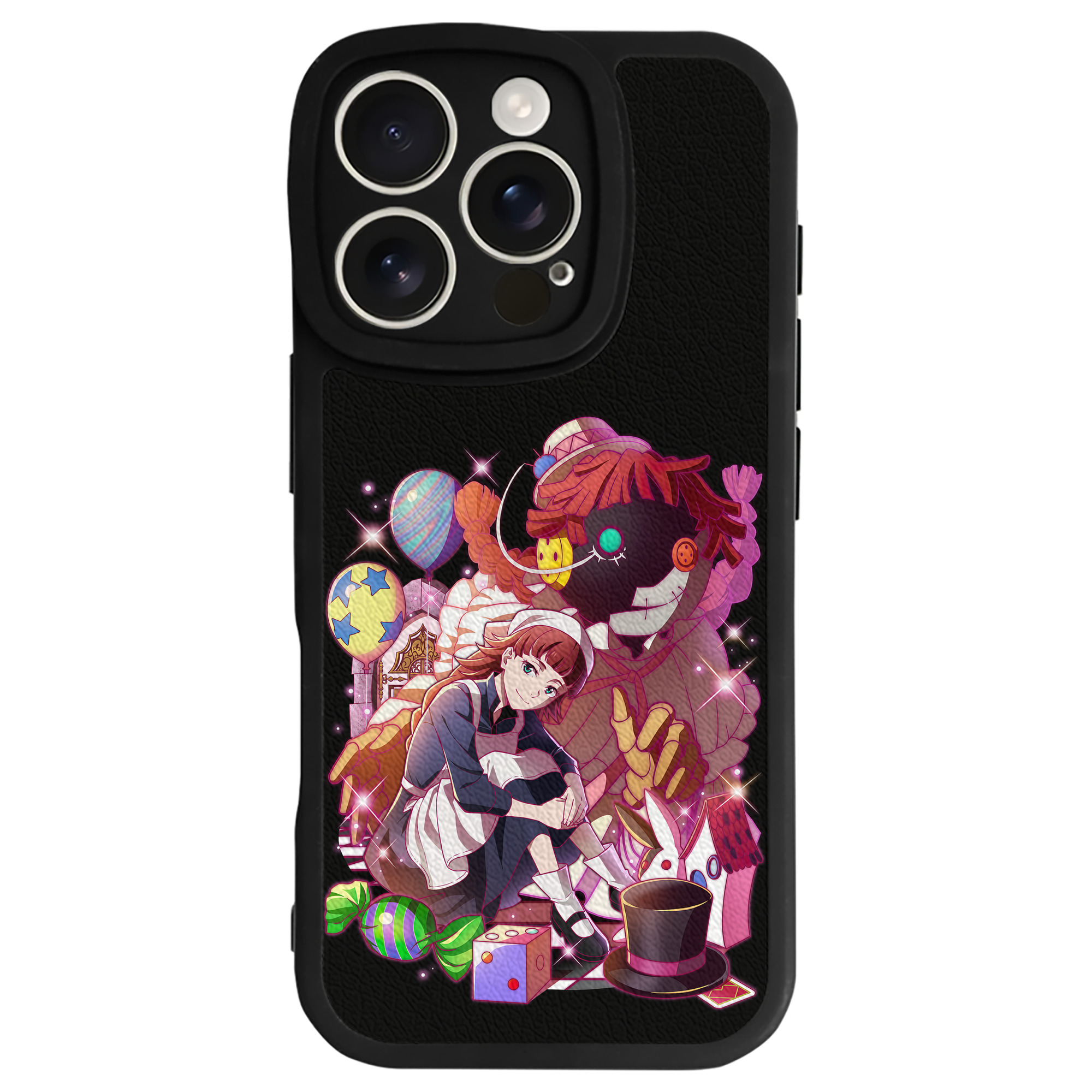 （画像用） 文豪ストレイドッグス Bungo Stray Dogs 【iPhone 16シリーズ対応】シリコンスマホケース（レザー調） 材質：シリコン